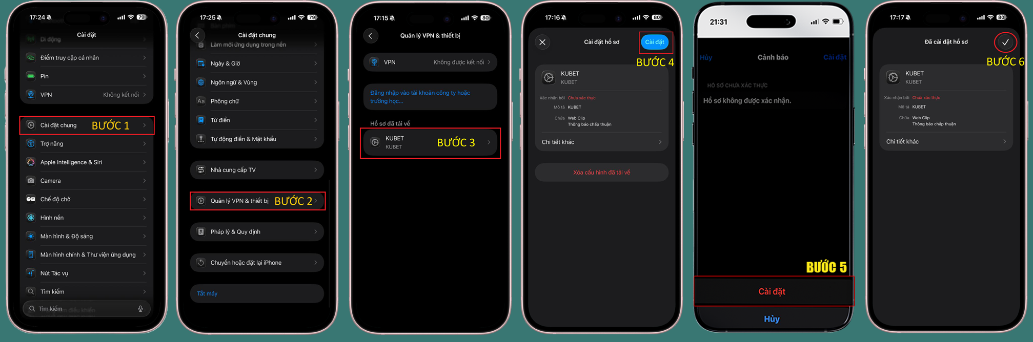 Hướng dẫn cài đặt iOS
